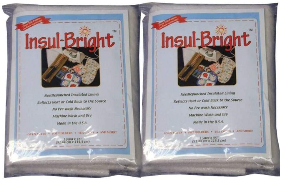 Insul-Bright Insulated Lining 36 x 45 Inches - 2 Packs — Grand